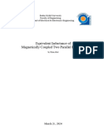 Equivalent Inductance of Magnetically Coupled Parallel Two Inductors