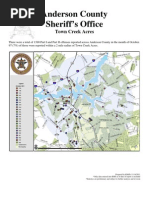 Anderson County Sheriff's Office: Town Creek Acres