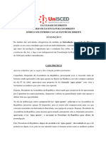 Caso Pratico de Introducao Ao Direito