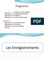 1 Enregistrements