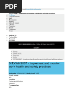 Case Notes Whs and Evaluation