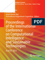 Proceedings of The International Conference On Computational Intelligence and Sustainable Technologies