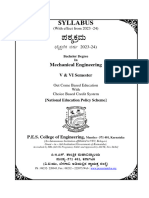 V & VI Semester (P21 Scheme) (ME)