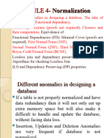 MODULE 4 - Normalization - 1