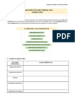 Complementos Del Predicado - Actividades