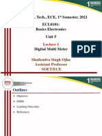 Lecture 1 Digital Multimeter