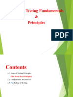 Software Testing Fundamentals - Principles - 120922