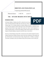 DYNAMIC BRAKING OF DC MOTOR 184 Final