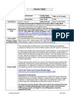 Theory Context Brief For DFP, SND, WEB and DTV (Term 3, 2015-16)