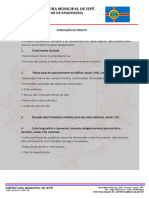 Checklist Aprovação de Projetos