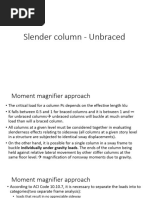 5 Slender Column - Unbraced