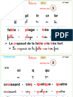 3 AEP L' Oasis Tableau de Lecture Ud 1 2 3 4 5 6 Cursive