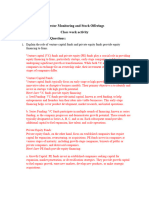 Chapter 10-Investor Monitoring and Stock Offerings