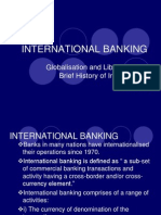 International Banking: Globalisation and Liberalisation, Brief History of International Banking