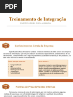 Treinamento de Integração Nova Armada