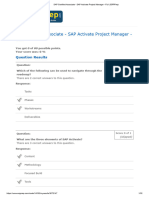 SAP Certified Associate - SAP Activate Project Manager - Full