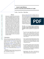 Latent Graph Diffusion A Unified Framework For Generation and Prediction On Graphs