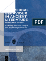 Serafim-Papaioannou-Nonverbal Behaviour in Ancient Literature - Athenian - Andreas Serafim (Editor), Sophia Papaioannou (Editor) - 1, 2023 - de Gruyter