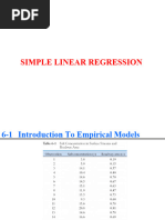 Simple Linear Regression