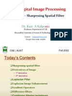 3.4. Sharpening Spatial Filtering