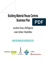 Building Material Reuse Centres Business Plan-Presentation