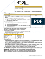 Product Disclosure Sheet FLEXI PA Insurance