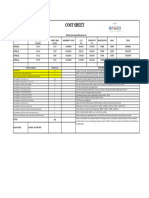 37 Grand Stand Cost Sheet