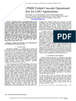 Design of High PSRR Folded Cascode Operational Amplifier For LDO Applications