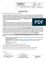 Comunicado No. 040 Teatro Segunda Sección