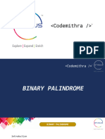 Winsem2023-24 Msts601l TH Ch2023240503480 Reference Material I 05-02-2024 Binary Palindrome