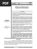 N-1882 Critérios para Elaboração de Projetos de Instrumentação