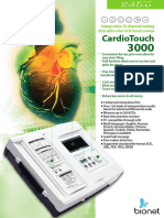 Bionet CardioTouch 3000 ECG EKG Leaflet