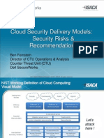 Cloud Security Delivery Models: Security Risks & Recommendations