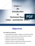 Ch-1-An Introduction To Technical Report Writing