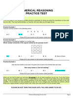 Numerical Reasoning Practice