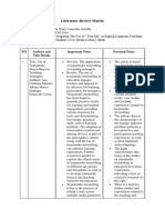 Putu Febry Valentina Griadhi - Literature Review Matrix