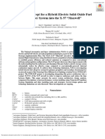 Integration Concept For A Hybrid-Electric Solid-Oxide Fuel