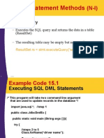 Useful Statement Methods: Executequery