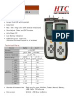 HTC PM 6205 Digital Manometer