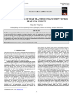 Thermal Analysis of Heat Transfer Enhancement of Rib