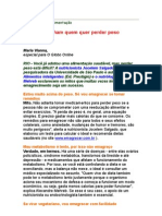 Obesidade - Mitos Atrapalham Quem Quer Perder Peso - Maria Vianna - Nutrição - Emagrecimento