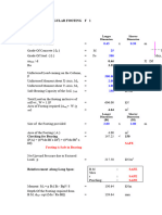 Rectangular Footing F1