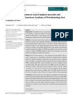 2018 Lin G Laser Therapy For Treatment of Peri-Implant Mucositis and Peri-Implantitis - An American Academy of Periodontology Best Evidence Review.