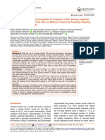 Knowledge Attitude and Perception of Cesarean Sect