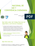 Código Nacional de Seguridad y Convivencia Ciudadana