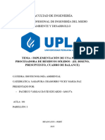 Planta de Procesadora de Residuos Solidos-Biotec