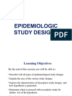 Epi - Study Designs