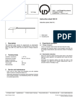 Instruction Sheet 542 51: Induction Plate (542 51)