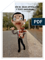 Patrón Mr. Bean Articulado Y Teddy Amigurumi: Por Mabe Berríos®