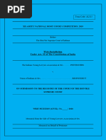 Xii Amity National Moot Court Competition, 2019: Writ Jurisdiction Under Art. 32 of The Constitution of India